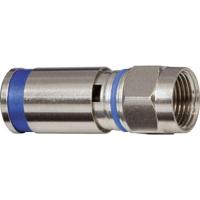 Klein Tools VDV812-623 F-stekker Geschikt voor buiten, Compressie Aansluitingen: F-stekker 10 stuk(s) - thumbnail