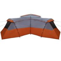 Tent Grijs en oranje Large Polyester en glasvezel - thumbnail