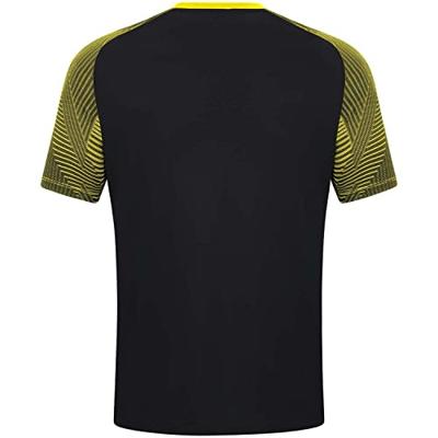 JAKO 6122 T-Shirt Performance - Zwart/Zachtgeel - M