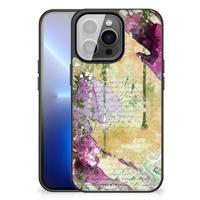 Kleurrijke Telefoonhoesje iPhone 13 Pro Max Letter Painting - thumbnail