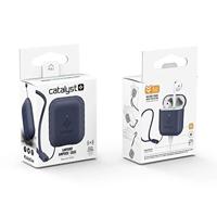 Catalyst Lanyard Case voor AirPods 1 en 2 - Siliconen hoes voor AirPods-case, inclusief koord, hoogglanzende oppervlakteafwerking met extra grip, compatibel met draadloos opladen - Marineblauw - thumbnail