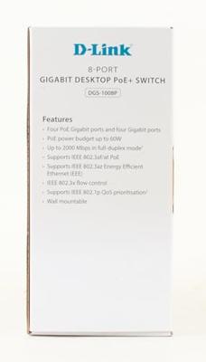 D-Link DGS-1008P Netwerk switch 8 poorten 1 GBit/s PoE-functie