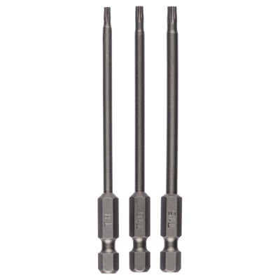 Bosch Accessoires Tweezijdige schroefbitset | T8, T10 en T15 | 89 mm | 3-delig - 2609255971