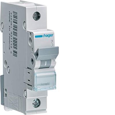 Hager MCN125 Zekeringautomaat 1-polig 25 A 400 V Hager MCN125 Zekeringautomaat 1-polig 25 A 400 V