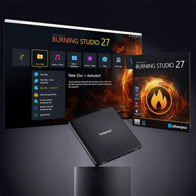 Intenso EOD 500BD Slim Externe Blu-ray brander Retail Micro-USB 3.2 Gen 1 (USB 3.0) Zwart