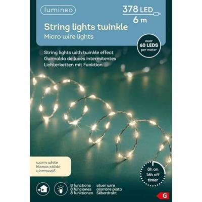 LED-lichtkrans Lumineo Warm licht 6 m