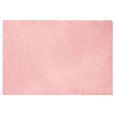 Nep Konijnenbont Tapijt Roze 120 x 170 cm Polyester