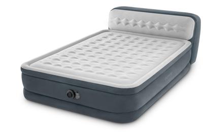 Intex 64448ND DuraBeam UltraPlushHeadboard Luchtbed (l x b x h) 236 x 152 x 86 cm Wit, Grijs