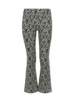 Crincle floral flared pants - thumbnail