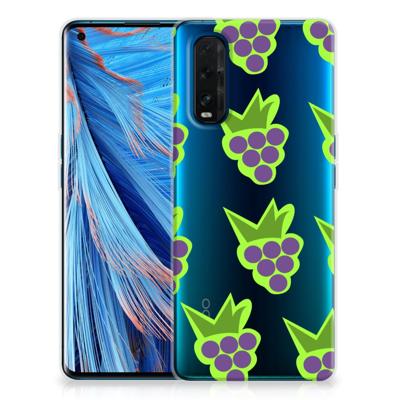 OPPO Find X2 Siliconen Case Druiven