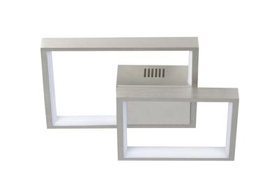 Highlight Design plafondlampPiazza nikkel 32 x 32cm - P6412.30