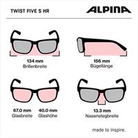 Olympic Sportswear Alpina sports sportbril twist five s hr v wit - thumbnail