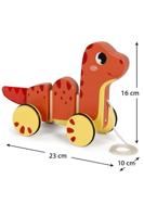 Small Foot - houten trekfiguur dino - thumbnail