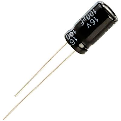 Suntan TS13DJ1C101MSB0A0R Elektrolytische condensator 2.5 mm 100 µF 16 V 20 % (l x b) 11 mm x 6 mm 1 stuk(s)