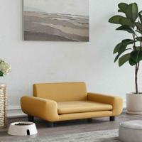 VidaXL Hondenmand 70x45x33 cm fluweel bruin - thumbnail
