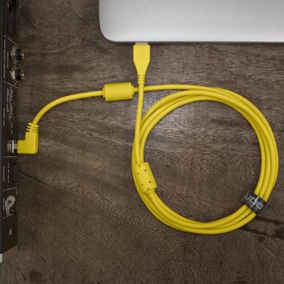UDG UDG Ultimate Audio Cable USB 2.0 A-B Yellow Angled 3m