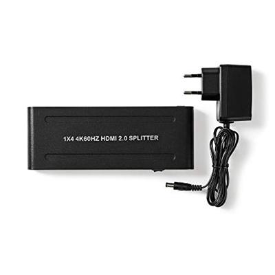 HDMI-Splitter | 4-Poorts - 1x HDMI-Ingang | 4x HDMI-Uitgang | 4K2K@60FPS / HDCP2.2 HDMI-Splitter | 4-Poorts - 1x HDMI-Ingang | 4x HDMI-Uitgang | 4K2K@60FPS / HDCP2.2
