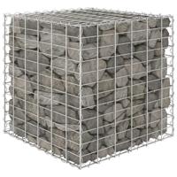 VidaXL Gabion plantenbak verhoogd kubus 60x60x60 cm staaldraad - thumbnail