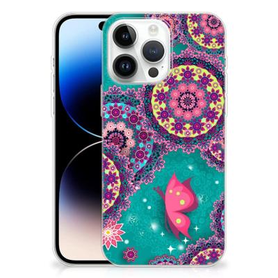 iPhone 14 Pro Max | Hoesje maken | Cirkels en Vlinders iPhone 14 Pro Max | Hoesje maken | Cirkels en Vlinders