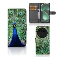 OPPO Find X6 | Telefoonhoesje | Met pasjeshouder | Pauw - thumbnail