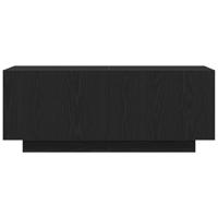 TV-kast Zwart Eiken 100 x 35 x 40 cm Bewerkt hout - thumbnail