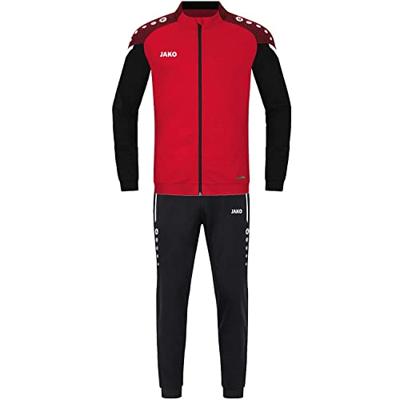 JAKO M9122 Trainingspak Polyester Performance - Rood/Zwart - 4XL