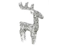 Metalen Rendier met 50 LEDs - Kerstverlichting - 66cm hoog - thumbnail