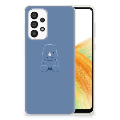 Samsung Galaxy A33 5G Telefoonhoesje met Naam Baby Rhino