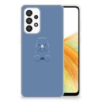 Samsung Galaxy A33 5G Telefoonhoesje met Naam Baby Rhino - thumbnail