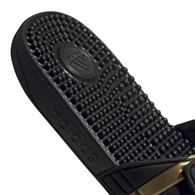adidas Adissage Slippers Zwart Goud - thumbnail