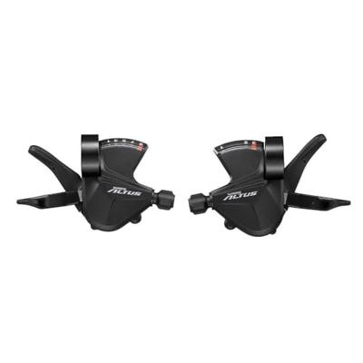 SHIMANO duimversteller "altus sl-m2010" shim.shifter altus slm2010 2/9sp pair bl.