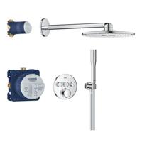 Grohe Precision SmartControl inbouw regendoucheset met 3 straalsoorten rond Ø31cm chroom - thumbnail