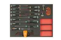 Bahco Foaminlay Fit&Go 3/3 met schroevendraaiers | inbussleutels en bits - 60-delig - FF1A1008 - thumbnail