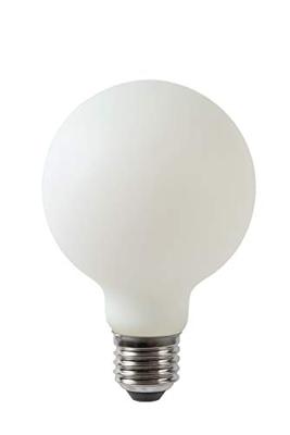 Lucide G80 - Filament lamp - Ø 8 cm - LED Dimb. - E27 - 1x4,9W 2700K - Opaal Lucide G80 - Filament lamp - Ø 8 cm - LED Dimb. - E27 - 1x4,9W 2700K - Opaal