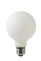 Lucide G80 - Filament lamp - Ø 8 cm - LED Dimb. - E27 - 1x4,9W 2700K - Opaal - thumbnail