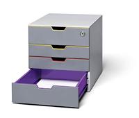 Durable VARICOLOR 4 SAFE - 7606 760627 Ladebox Grijs DIN A4, DIN C4, Folio, Letter Aantal lades: 4 - thumbnail