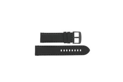 Horlogeband Tissot CHRONO XL / T600046826 Leder Zwart 22mm