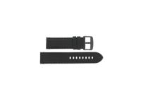 Horlogeband Tissot CHRONO XL / T600046826 Leder Zwart 22mm - thumbnail