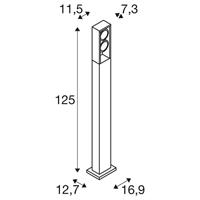 SLV ESKINA FRAME 125 1005439 Staande lamp 27 W - thumbnail