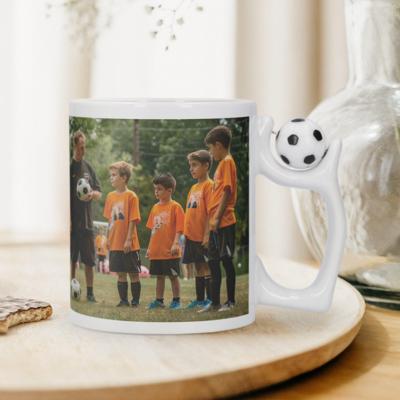 Voetbal mok bedrukken - 325 ml Voetbal mok bedrukken - 325 ml