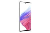 Samsung Galaxy A53 5G Android Smartphone Infinity-O FHD+ Super AMOLED 6,5 inch-scherm, 6 GB RAM en 128 GB uitbreidbaar intern geheugen, batterij 5000 mAh, wit, (Awesome White) [Italiaanse versie]. - thumbnail