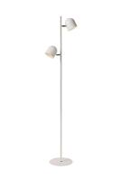 Lucide SKANSKA - Vloerlamp - LED 3 StepDim - 2x5W 3000K - Wit - thumbnail