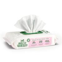 Beco Bamboo Dog Wipes hypoallergene doekjes hond (80 stuks) 5 x Kokos - thumbnail