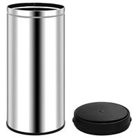 Prullenbak met automatische sensor 80 L roestvrij staal - thumbnail