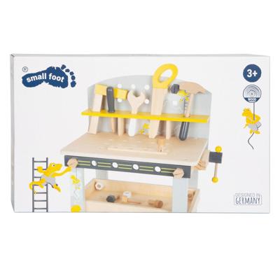 Small Foot - houten werkbank compact miniwob, 34dlg. Small Foot - houten werkbank compact miniwob, 34dlg.