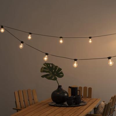 LED feestverlichting 4.5 meter met 10 lampen warmwit