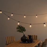 LED feestverlichting 4.5 meter met 10 lampen warmwit - thumbnail