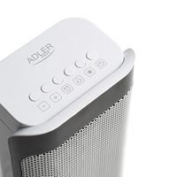 Adler AD 7723 electrische verwarming Binnen Zwart, Wit 2000 W - thumbnail