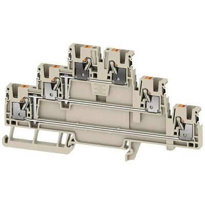 Weidmüller 2735510000 Meeretageklem Push-In-klem, Steekaansluiting Donkerbeige 25 stuk(s) Piece
