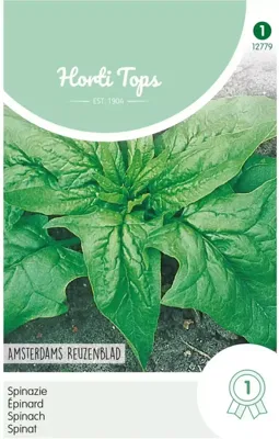 Zaden Spinazie Amsterdams Scherp Zaad 15 Gram Hortitops - Hortitops
